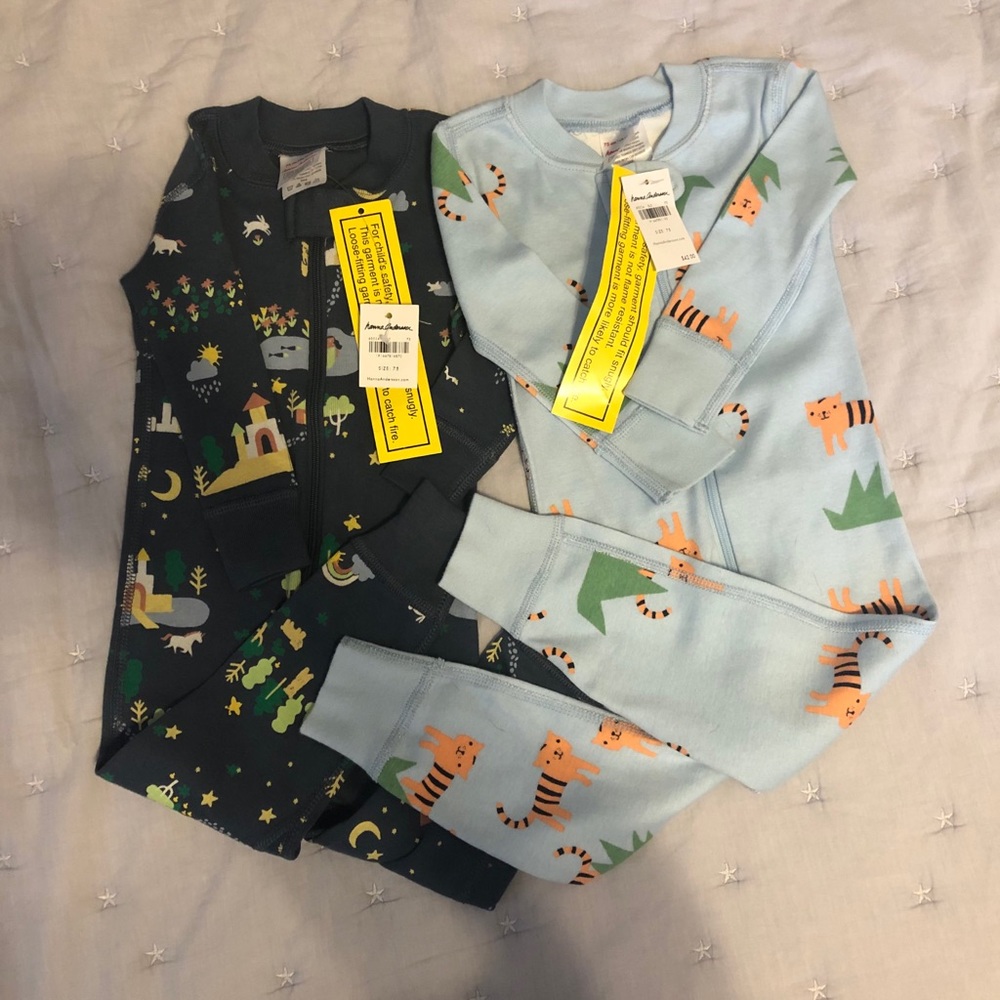 NWT set of 2 Hannah Anderson pjs - sz 12-18 mnth